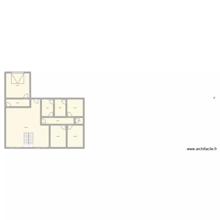 Labastide. Plan de 10  et 147 m²