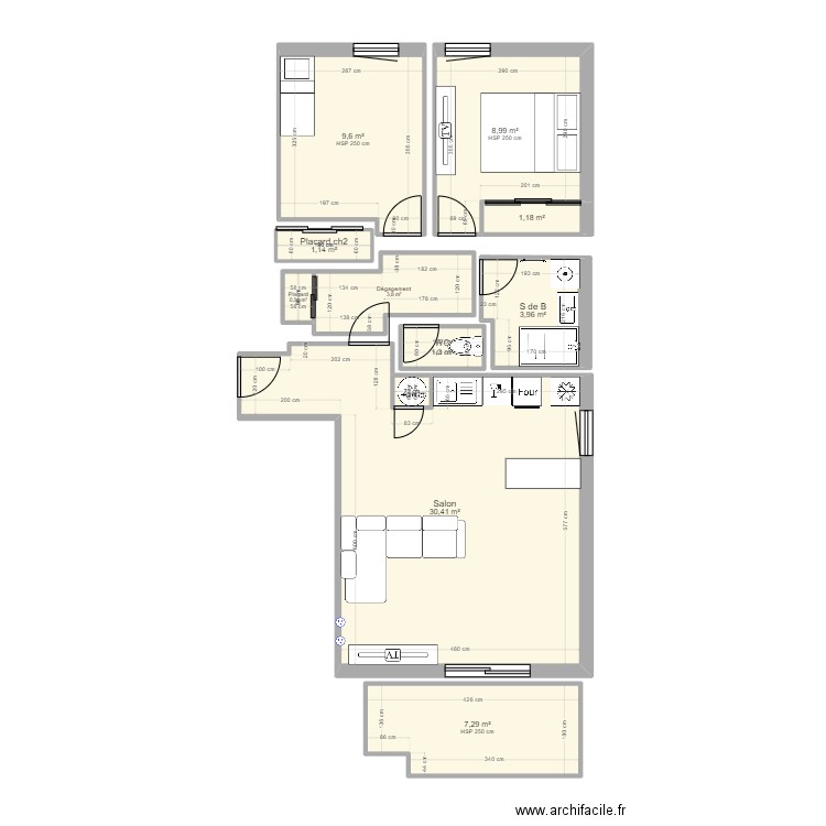 salon. Plan de 0 pièce et 0 m2