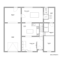 Anjou - Rez de Chauss&eacute; - Projet Pierre
