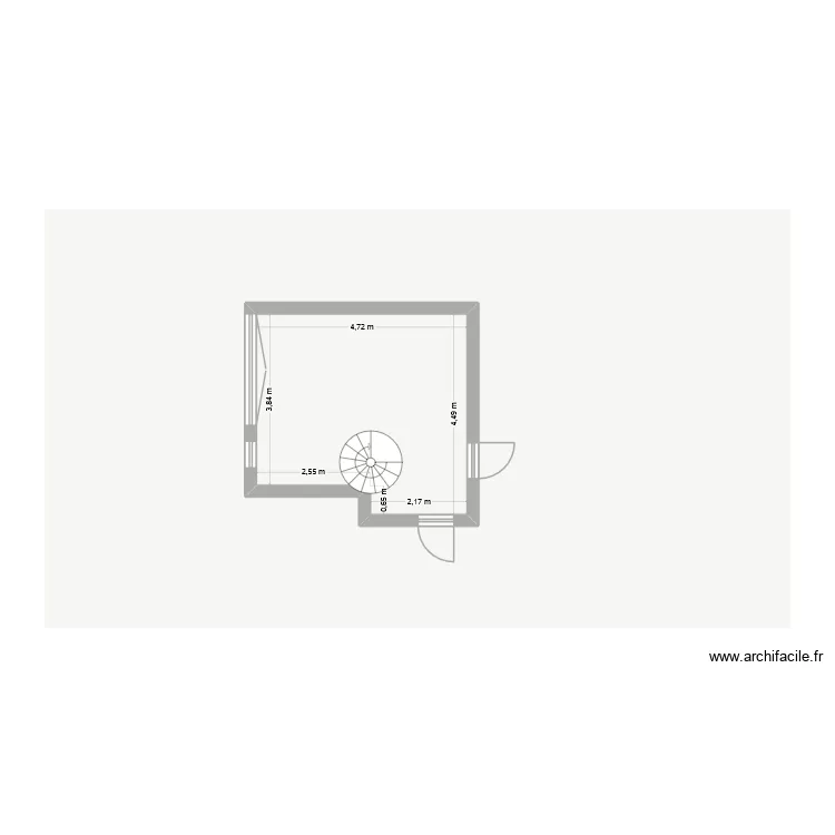 test loriane. Plan de 1  et 20 m²