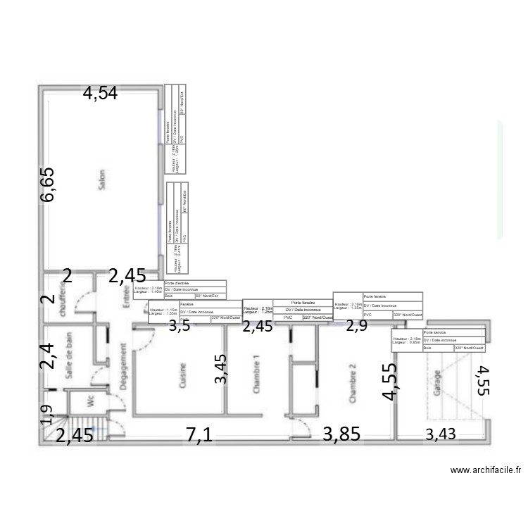 Plan RDC Millet. Plan de 0 pièce et 0 m2