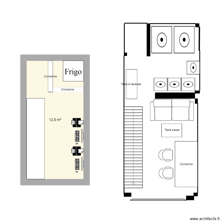 magasin 2. Plan de 0 pièce et 0 m2