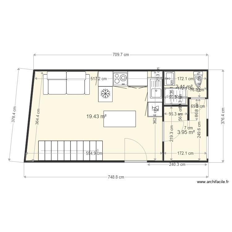 palissade4. Plan de 0 pièce et 0 m2