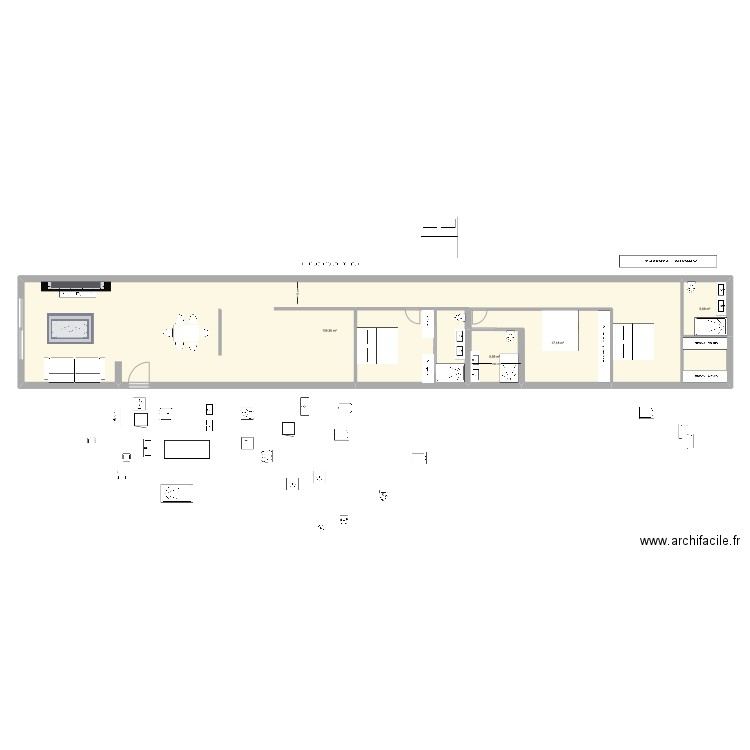 castello 45. 7. Plan de 4 pièces et 163 m2