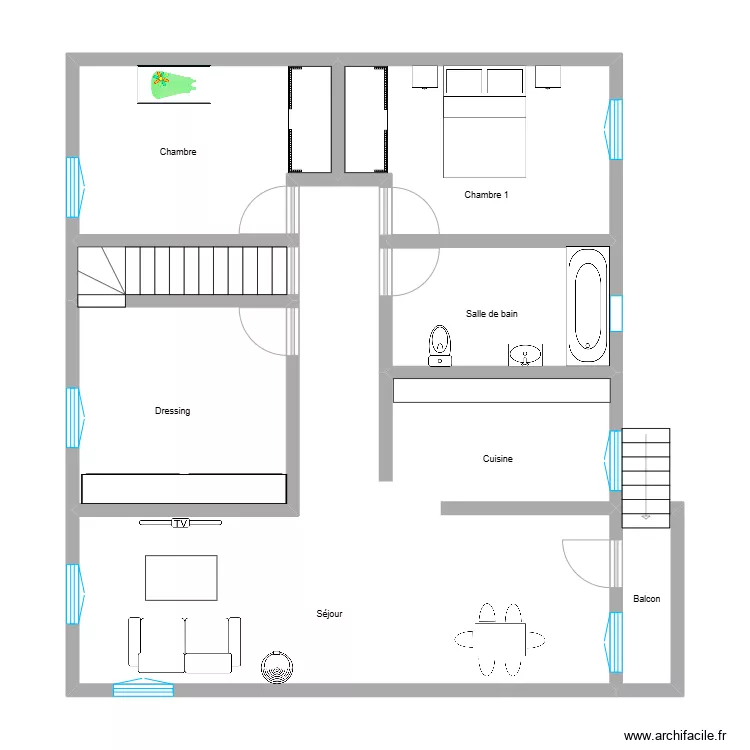 rdc gaillard. Plan de rdc gaillard. Plan de