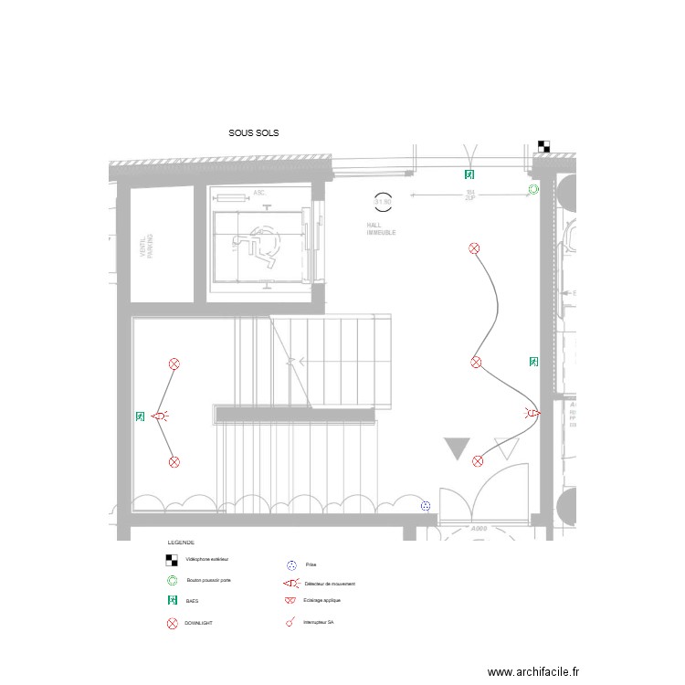 RDC SIGNAL. Plan de 0 pièce et 0 m2