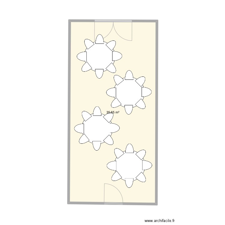 SAM 32 couverts. Plan de 0 pièce et 0 m2