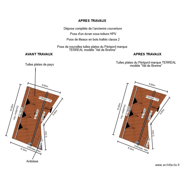 DP04 FARGEAS. Plan de 0 pièce et 0 m2