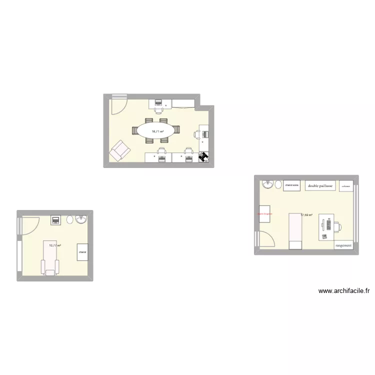 SMR. Plan de 3 et 45 m² SMR. Plan de 3 et 45 m²