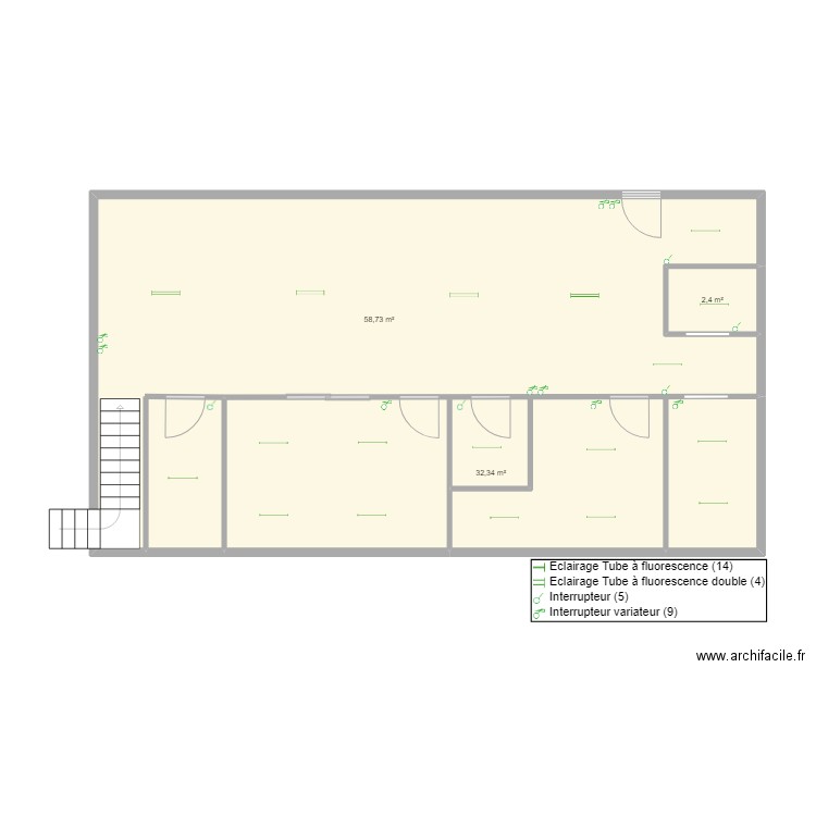 Mutuelle LAGRIN ECLAIRAGE. Plan de 0 pièce et 0 m2