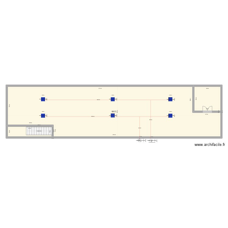 plans magasin GUISE . Plan de 1 pièce et 236 m2