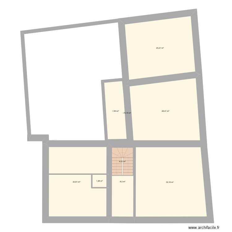 Maison Pauline Rdc. Plan de 17 pièces et 265 m2