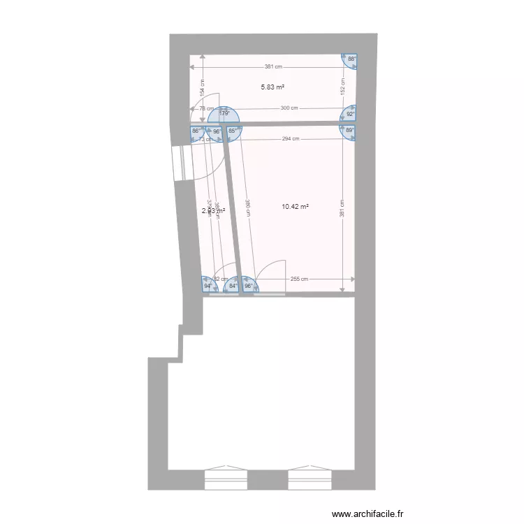 Immeuble de MOIRAND EN MONTAGNE 1 ETAGE. Plan de 
