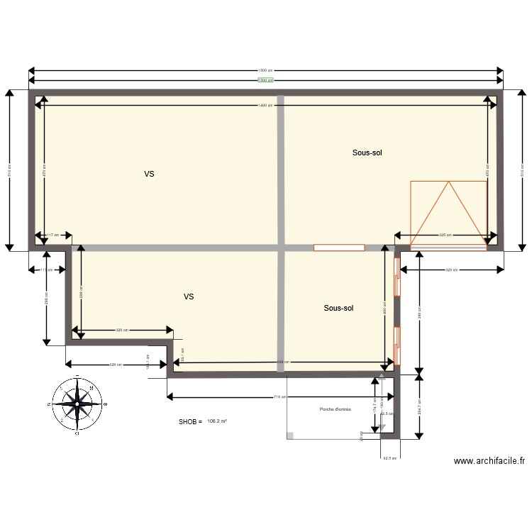 sous sol Finistère 4. Plan de 0 pièce et 0 m2