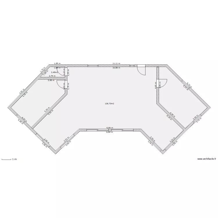 maison saint julien. Plan de 