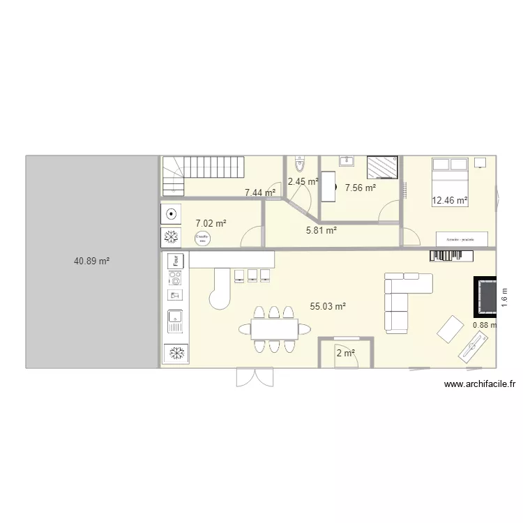 RDV 1 GRANGE. Plan de 