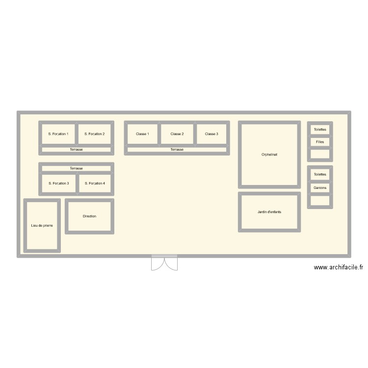 Centre Islamique. Plan de 0 pièce et 0 m2