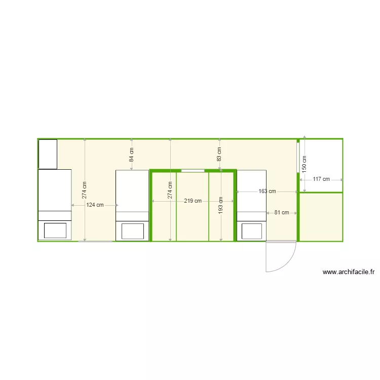 CHAMBRES JUMELEES. Plan de CHAMBRES JUMELEES. Plan de