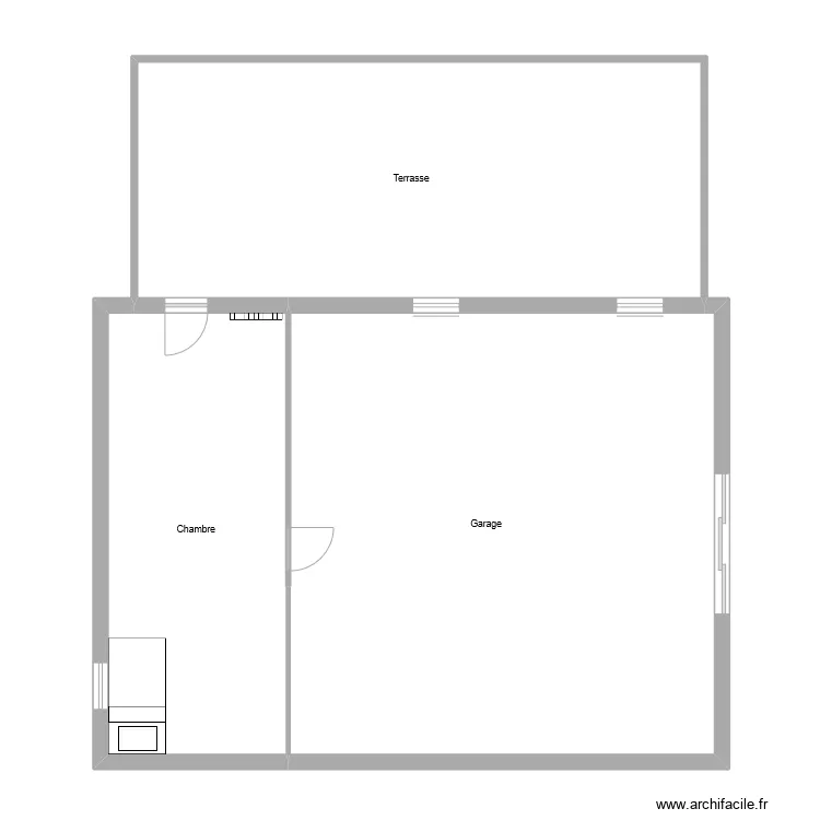 Justine d.B plan actuel sous-sol. Plan de 