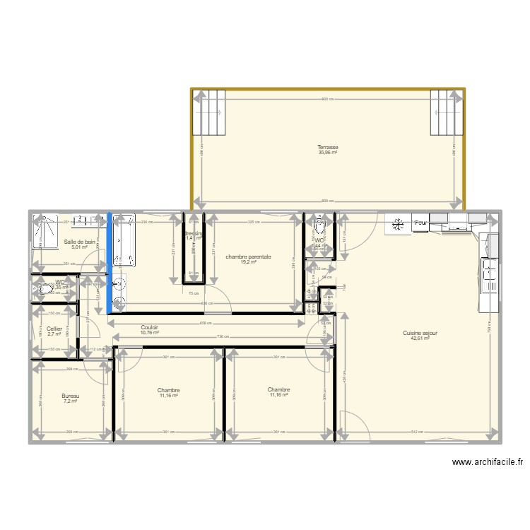 plans maison définitif. Plan de 12 pièces et 150 m2