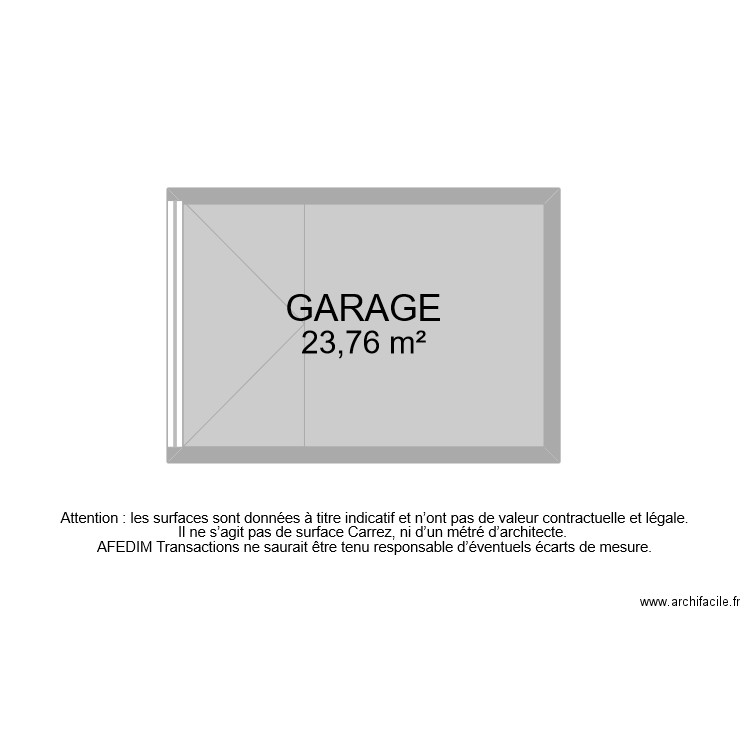 BI 10092 GARAGE. Plan de 30 pièces et 235 m2