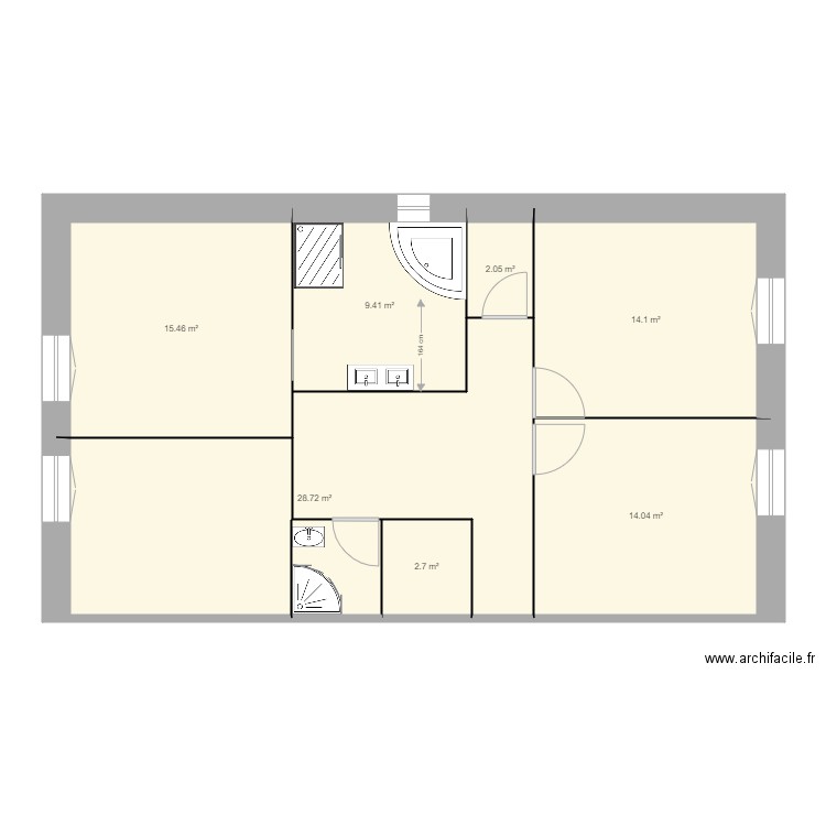 courcy2. Plan de 0 pièce et 0 m2