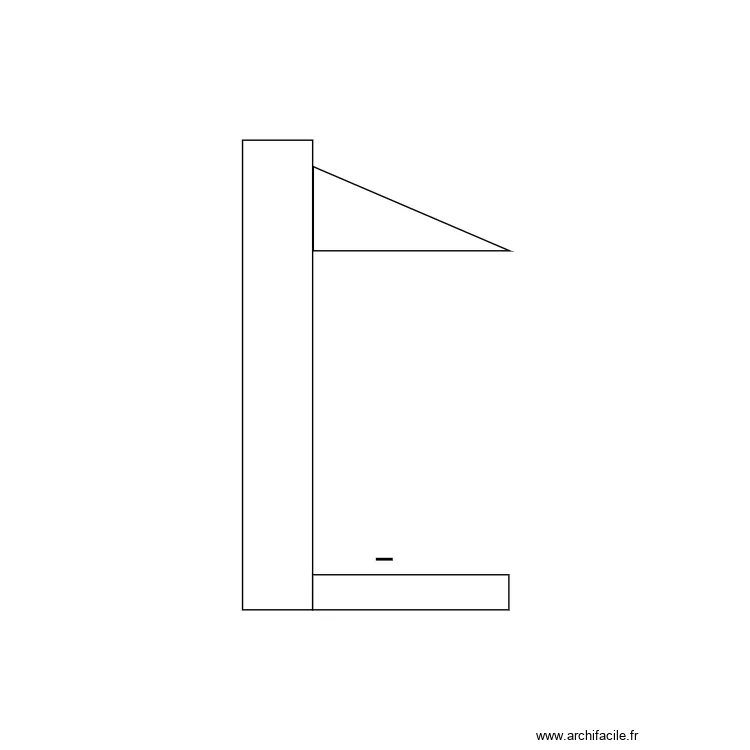 Profil extension. Plan de 