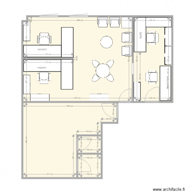 bureau crozatier 2. Plan de 0 pièce et 0 m2