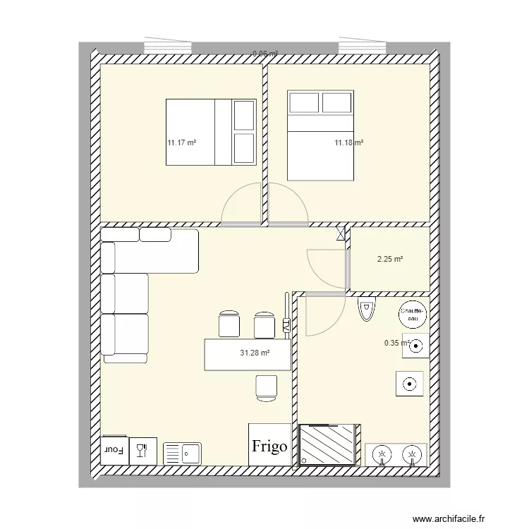 appart haut1. Plan de 