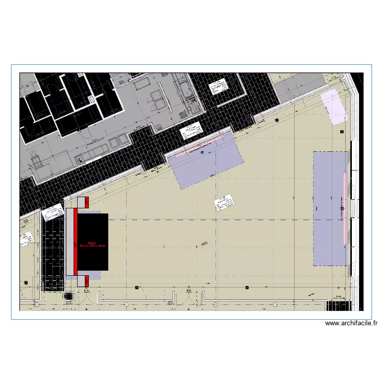 MCI base LED. Plan de 