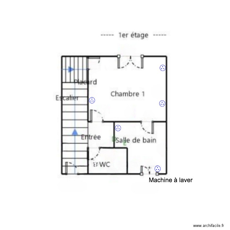 Plan prises - RDC 33m2. Plan de 0 pièce et 0 m2