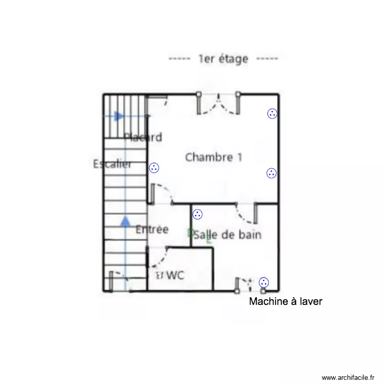 Plan prises - RDC 33m2. Plan de 