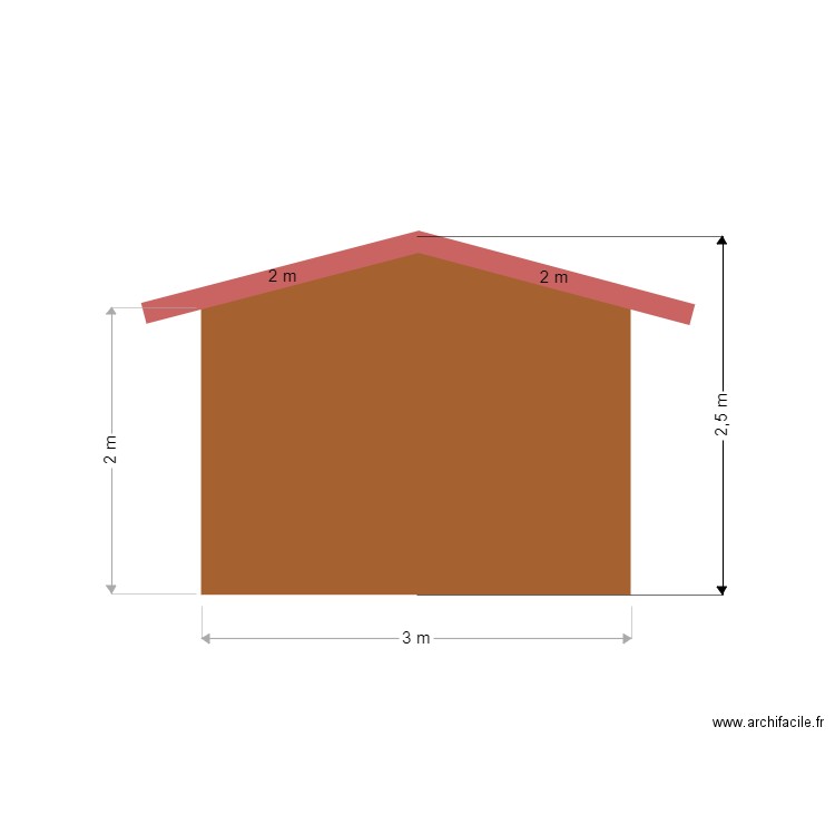 CABANON COTER. Plan de 0 pièce et 0 m2