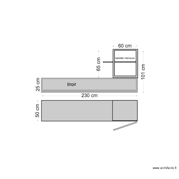 meuble tv . Plan de 0 pièce et 0 m2