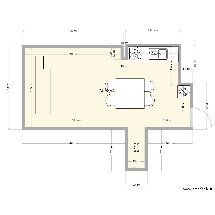 cuisine Barjols. Plan de 0 pièce et 0 m2