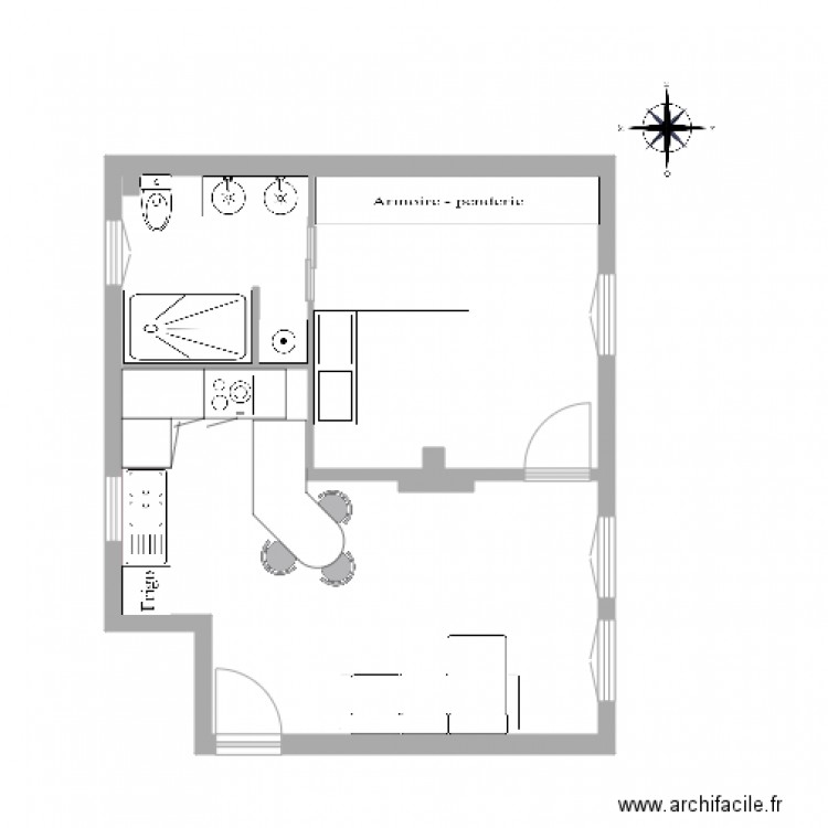 Aubry projet. Plan de 0 pièce et 0 m2