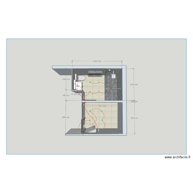 Elec Hemard. Plan de 0 pièce et 0 m2