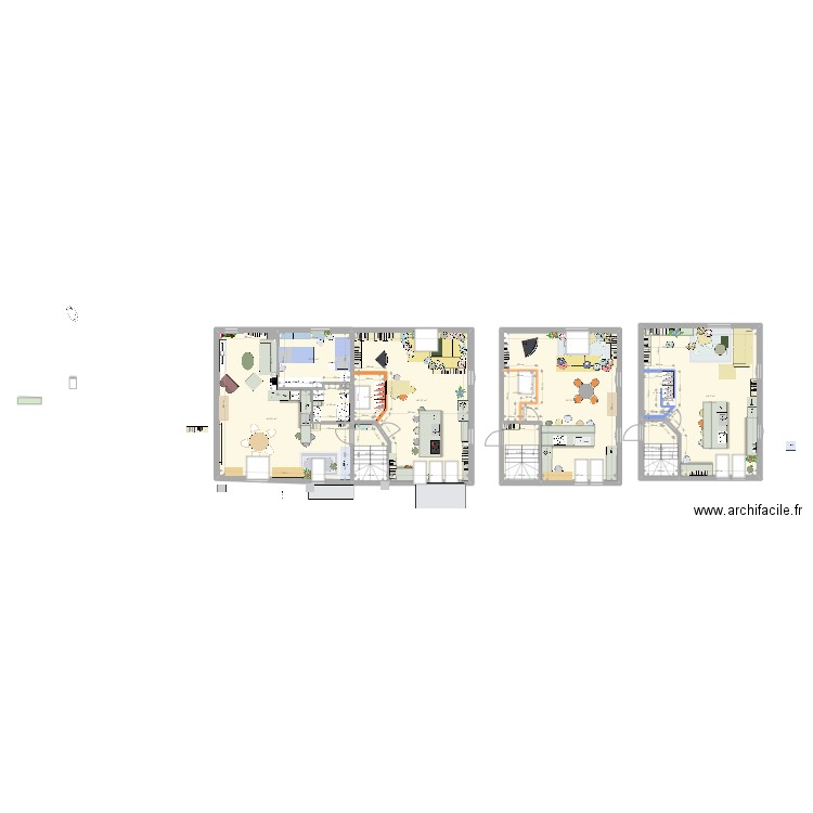 loft 2plus. Plan de 13 pièces et 226 m2