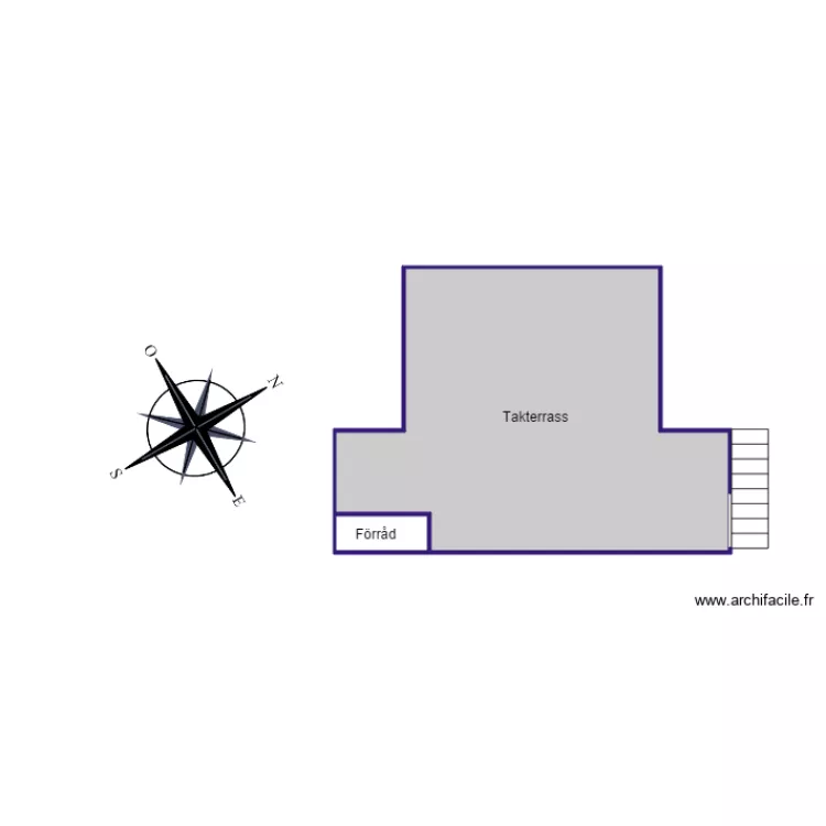 lomas de golf takterrass. Plan de 