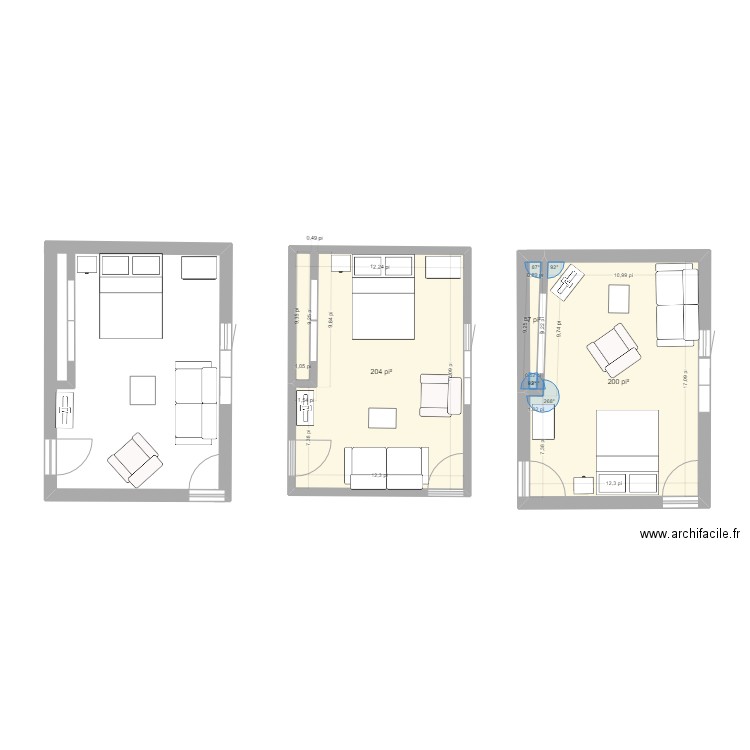 chambre. Plan de 0 pièce et 0 m2