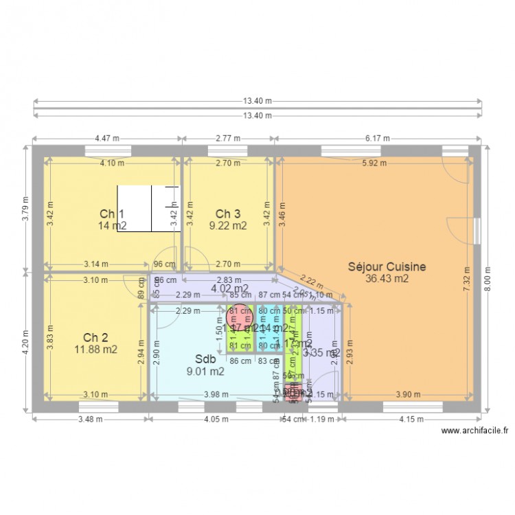 RAVAUX. Plan de 0 pièce et 0 m2