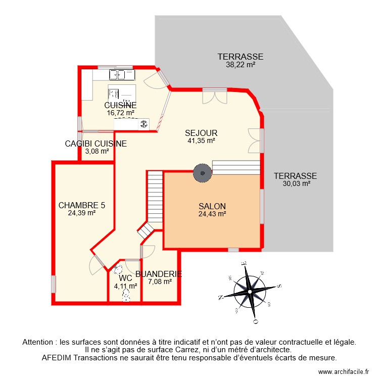 BI 7180 ETAGE. Plan de 0 pièce et 0 m2