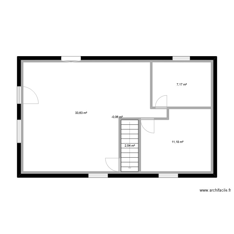 RDC  Surface habitable 51,98 Surface plancher 42,82. Plan de 5 pièces et 114 m2