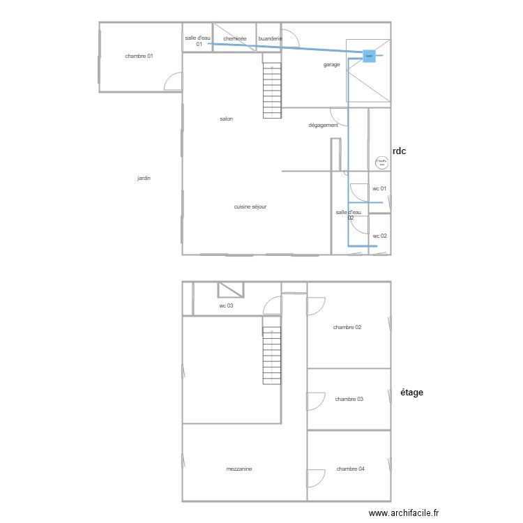 boucherit ass. Plan de 0 pièce et 0 m2