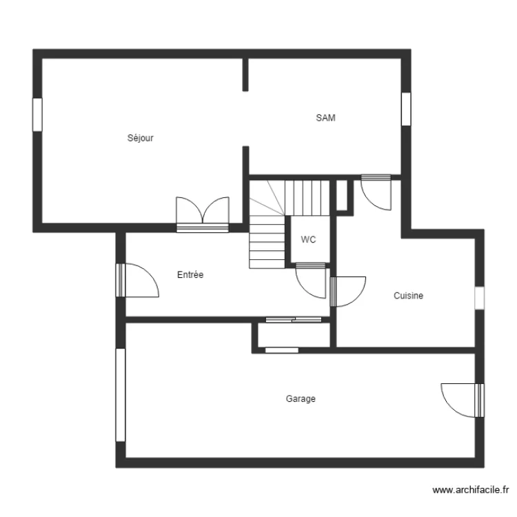 BOISSET RDC. Plan de 
