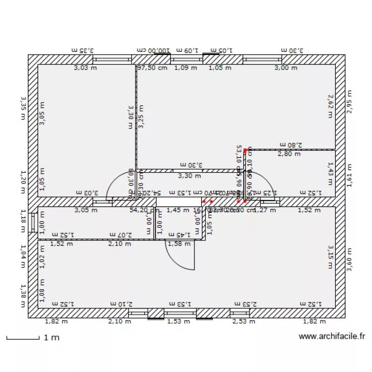 nungesser_grandes_chambres_ss_meubles. Plan de 