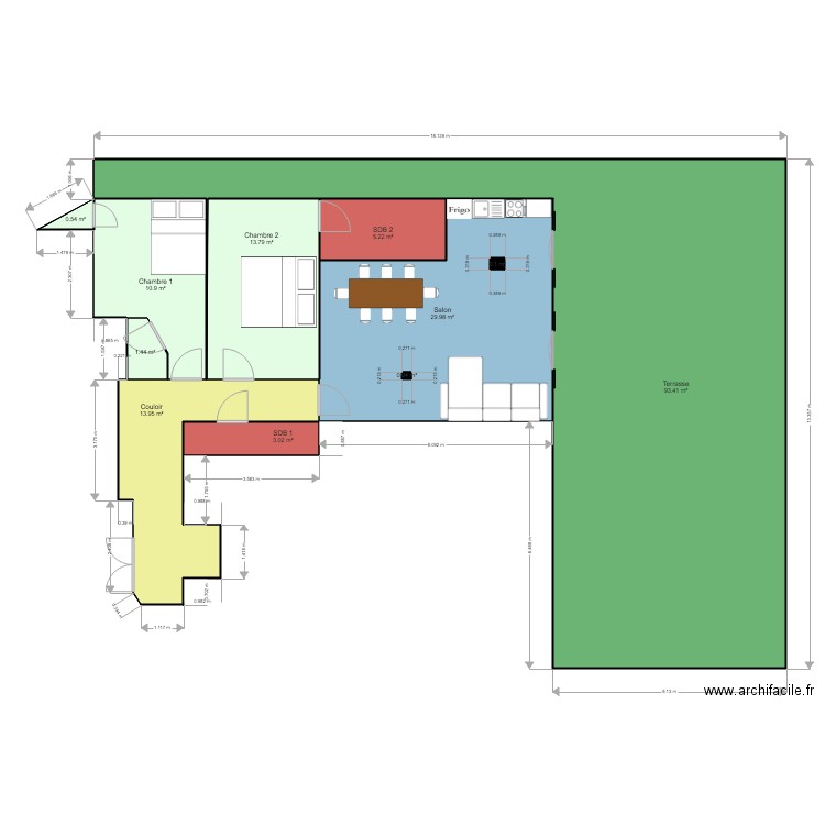 plan actuelle . Plan de 0 pièce et 0 m2