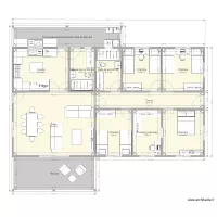 F5 Cuisine ferm&eacute;e Toit 2 Pans BIS