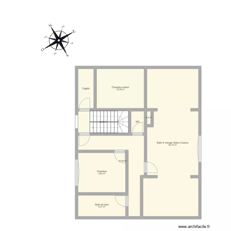 2ème étage. Plan de 2ème étage. Plan de