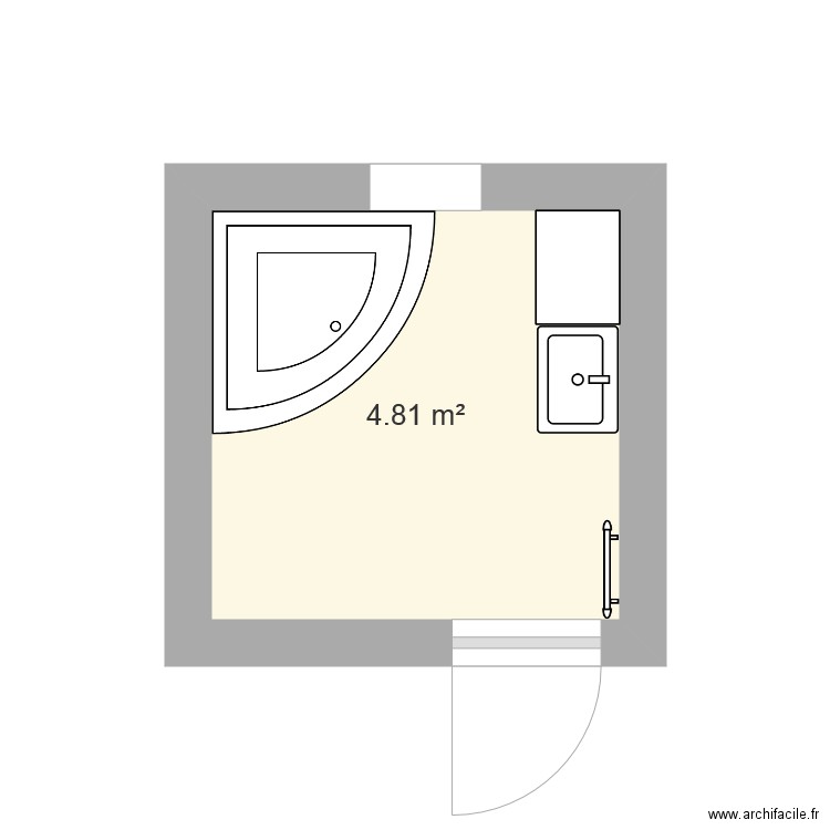 salle de bain 1. Plan de 0 pièce et 0 m2